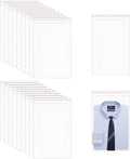 Clear Adhesive Cello Bags 12x18" 100pcs Apparel Self Seal Cellophane Bags Sealable OPP Poly Glassine Bags 2mil for Clothing T-shirt Pants Trousers A3 A4 Magazines Crafts Packaging