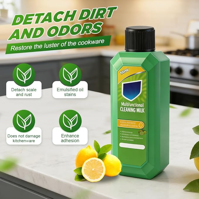 2026 New Cleaning Milk House Cleaner 10.6 oz, Powerful Multifunctional Concentrated Cleaner, Multi-purpose Powerful Cleaners for Household Kitchen (1)