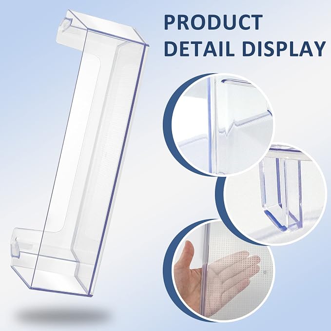 W11239961 W10900538 Door Shelf Bin Replacement Compatible for Whir.lpool | Refrigerator Shelf Replacement of AP6333410 4591452 PS12578777 WRS325SDH WRS311SDH Whirl.pool Fridge Door Shelves-by MIFLUS