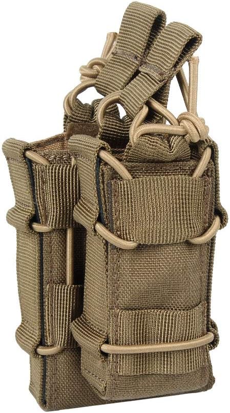 EXCELLENT ELITE SPANKER Open Top M4 M14 M16 AR15 Mag Pouch and Single Pistol Mag Pouch Flashlight Holder Magazine