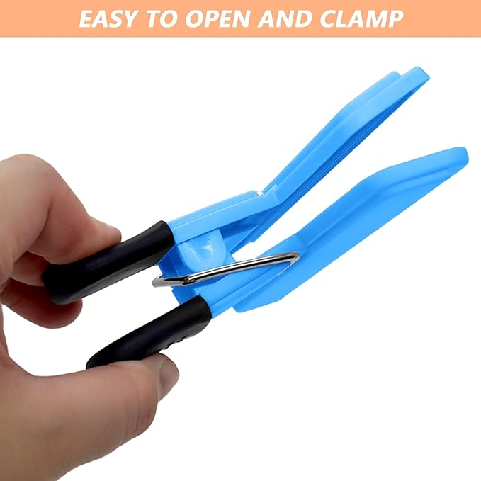 12Pack Large Chip,ULIFESTAR Food Clips,Upgrade Wide Open Bag Clips for Food Storage with Air Tight Seal Grip,Assorted Color(Blue 15.3 * 8.6 * 2.5cm/6.02 * 3.39 * 0.98")