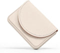Business Card Holder，PU Leather Business Card Case Wallet White | Pocket Travel Name Card Case for Men and Women Gift，Portable Magnetic Business Card Carrier for Purse