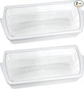 [2 PACK]W10321304 Refrigerator Door Shelf Replacement Compatible with Whirlpool Fridge Door Bin WRS325FDAM01, WRS325FDAM02, WRS325FDAM04, ED5FVGXWS07 - Replace WPW10321304,AP6019471, 2179574, 2179575