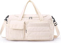 Small Gym Bag for Women, Travel Duffle Bag Carry On Weekender Bag with Shoe Compartment