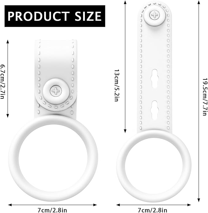 4 Pack Silicone Kitchen Towel Holder, Hanging Kitchen Towels; Dish Towel Holder for Cabinet, Oven, Stove, Sink – Durable, Non-Slip Design for Easy Hanging (White)