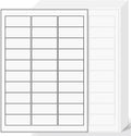 1" x2-5/8 Shipping Address Labels, Blank Mailing Labels, 30-UP White Self-Adhesive Name Tag Stickers for Inkjet and Laser Printer [100 Sheet 3000 Labels]
