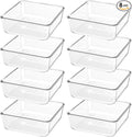 8 PCS Clear Plastic Drawer Organizer Tray, Acrylic Vanity Bathroom Drawer Organizers Trays, Small Desk Drawer Organizer Bins for Cosmetic, Makeup, Kitchen, Office, Drawer Divider Organization