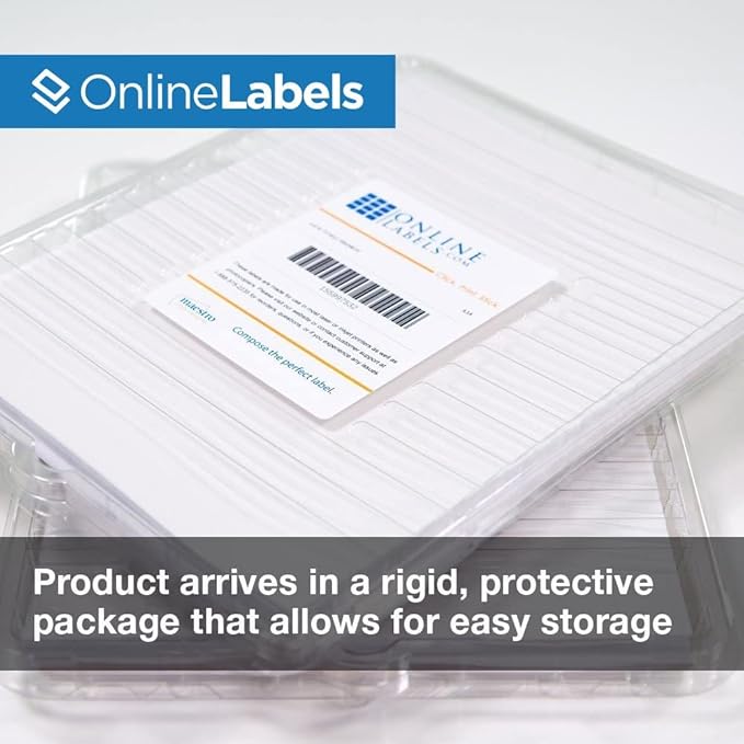 4.25 x 5.5 Rectangle Labels - Permanent, White Matte - Product, Shipping, Candy Labels - Pack of 1,000 Labels, 250 Sheets - Inkjet/Laser Printers - Online Labels