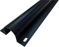 Electriduct 4" Plastic Flanged Wire Guard Cable Raceway - 58 Inch Stick - Black
