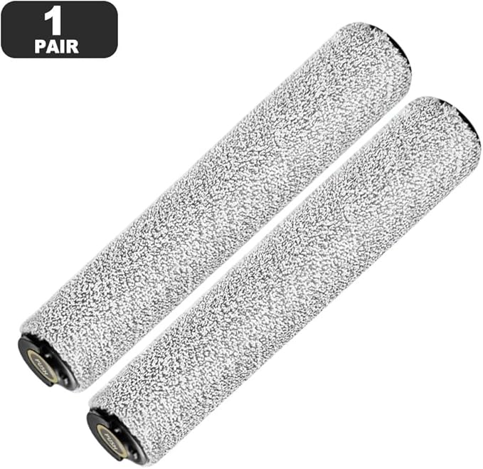 Minhe Replacement Roller Brush for MOVA Z60 Ultra, Main Cleaning Brush with Enhanced Suction and Debris Capture, No Tools Required for Daily Maintenance(1 Pair)