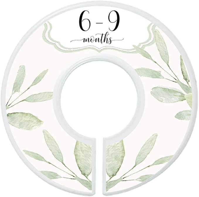 Baby Girl Clothes Dividers Nursery Closet Dividers Closet Organizers Botanical