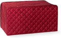 Covermates Keepsakes Rectangular Appliance Cover – Quilted Kitchen Appliance Cover for Countertop Storage – Dust Protection – Stain Resistant – Washable – Slip-On Appliance Design, Red