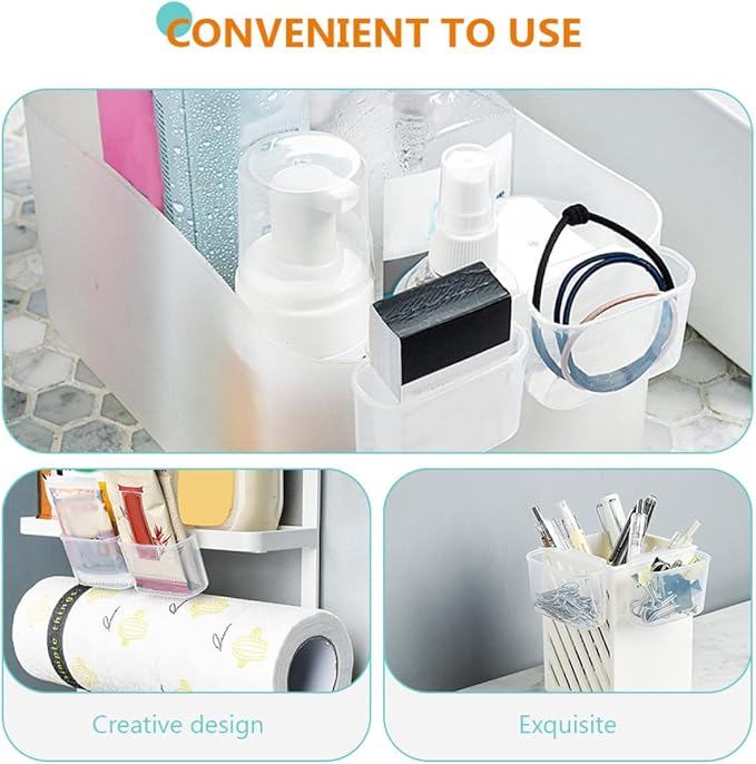 Garneck 20pcs Refrigerator Side Organizer for Sauce Bags Compact Fridge Storage Box for Seasoning Easy Access Condiment Holder Stylish Kitchen