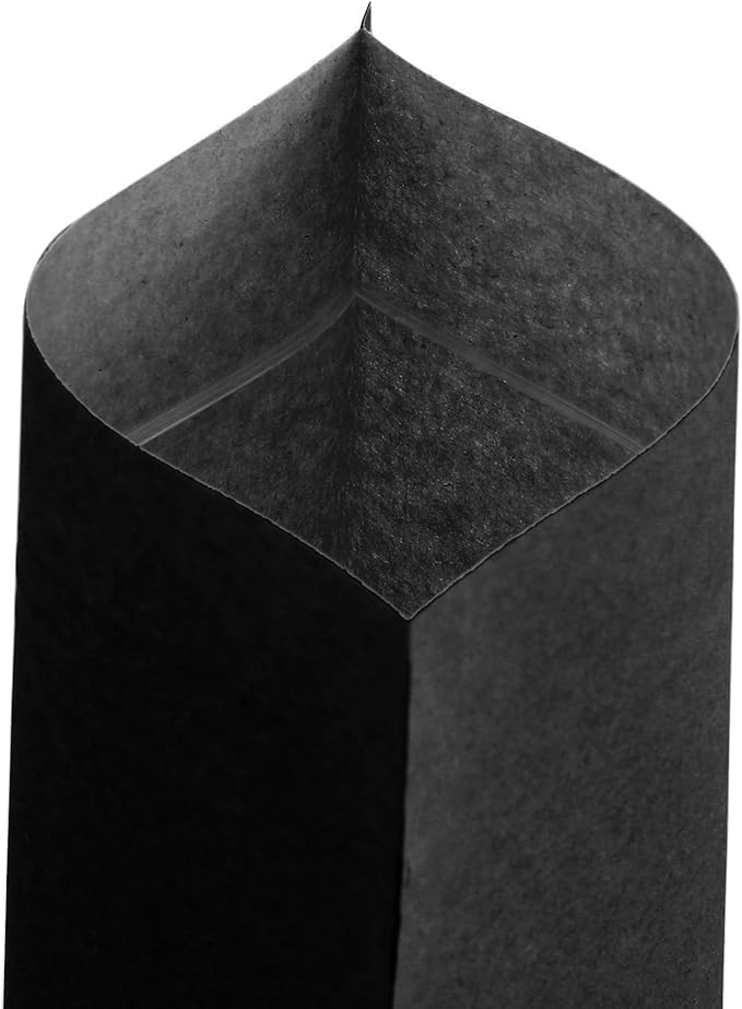 100PCS Resealable Kraft Paper Packaging Bags with Clear Window, Food Grade Heat Sealed Zipper Pouches for Coffee, Tea, Nuts, Snacks, Cookies (Black, 13 * 18CM/5.0"*7.1"-100PCS)