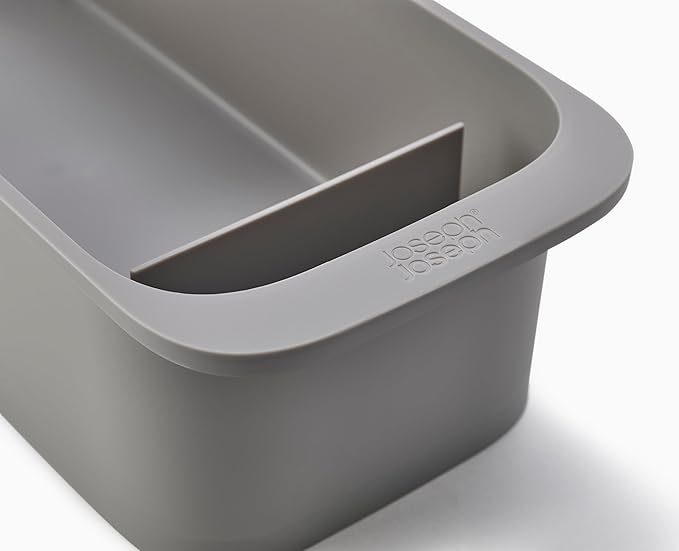 Joseph Joseph CupboardStore Easy-Access Wheeled Storage Caddy, Under Sink Kitchen Cabinet Organizer- Grey