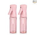 Spray Bottle for Hair, 2 Pack 95ml Small Continuous Water Mist Spray Bottle, Ultra Fine Mist for Face, Hairstyling, Salon, Cleaning, Toners, Hydration & Makeup, Travel Size Leak-Proof Bottles Pink