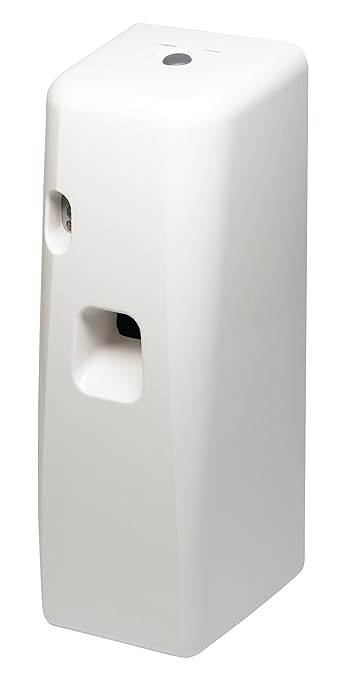 Big D 757 Light-Activated Aerosol Dispenser, White, Covers Space of 6000 cu ft - Automatic air freshener ideal for restrooms, offices, schools, restaurants, hotels, stores