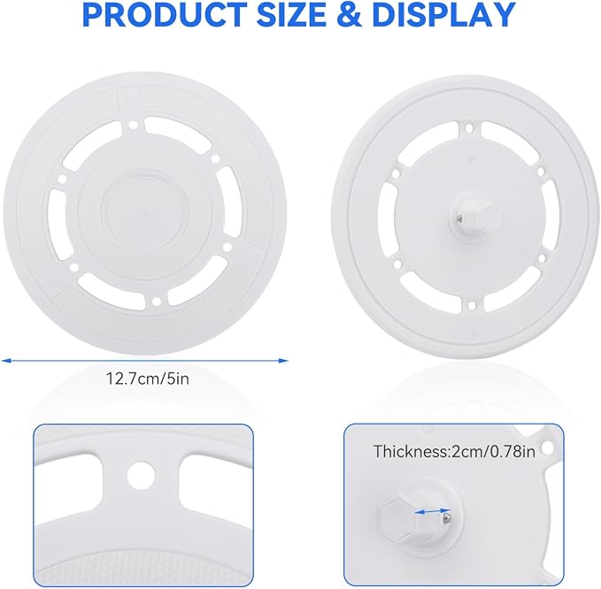 Mop Pad Plate Accessories for Ecovacs Deebot T20 Omni/ T20 PRO/ T20 MAX Vacuum Cleaner - Vacuum Pad Board Holder Replacement Part Attachment