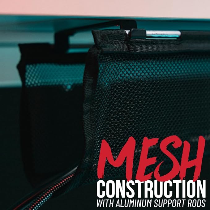 Gator Frameworks Mesh Cable Management System - Mounts Under Desk to Streamline Your Workspace, Built In Cable Ties, (GFW-CBLMGM-MSH)