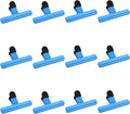 12Pack Large Chip,ULIFESTAR Food Clips,Upgrade Wide Open Bag Clips for Food Storage with Air Tight Seal Grip,Assorted Color(Blue 15.3 * 8.6 * 2.5cm/6.02 * 3.39 * 0.98")