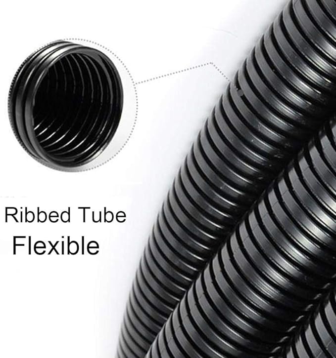 ZhiYo 10FT 1” Wire Loom Split Tubing Auto Wire Conduit Flexible Cover