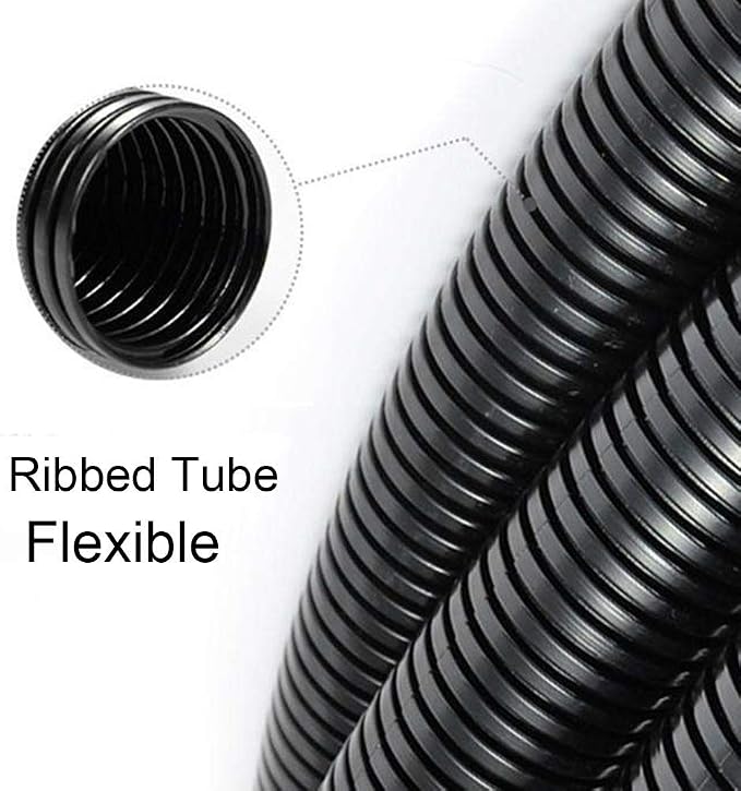 ZhiYo 20FT 5/8" Wire Loom Split Tubing Auto Wire Conduit Flexible Cover | Auto Wire Conduit, Flexible Cover