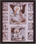 Lord Sikh Guru poster print with frame for Home Decor and Gifting Purpose (229-91)