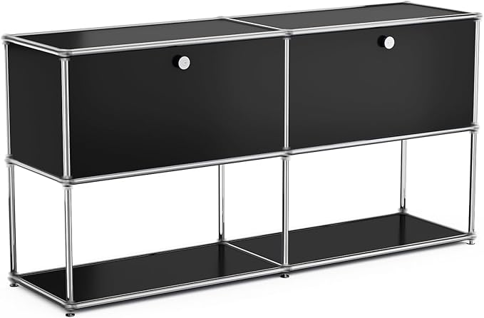 Modern Storage Cabinet Sideboard Versatile Free-Standing Organizer Cabinets for Home Office, Living Room, Bedroom, Kitchen, Garage