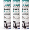 Layers Large Lint Roller Refill, Suitable for Most Large Rollers，mega Rollers, 10 in Wide Roller in The Market - 3 Packs