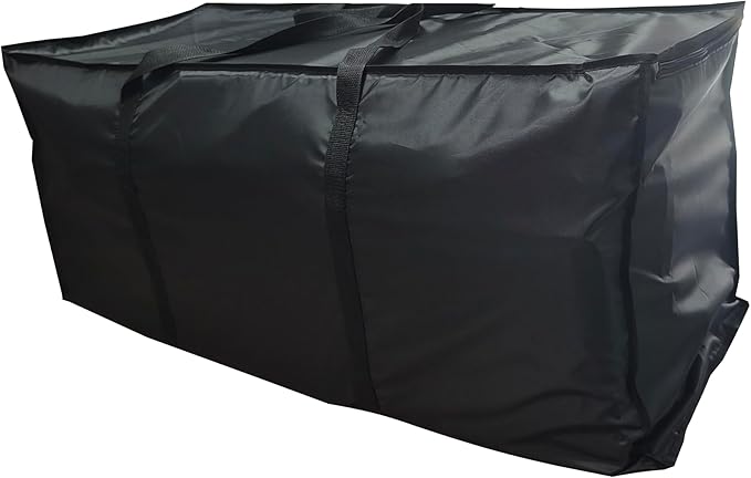 Large Moving Bags 4 Pack Black Heavy Duty Totes For Storage, Wrap Around Handles, Storage Bags for Space Saving