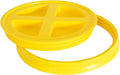 Gamma2 Gamma Seal Lid for Utility Buckets - Fits 3.5, 5, 6 & 7 gallon buckets, Yellow, Made in USA