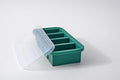 Souper Cubes 1 Cup Silicone Freezer Mold with Lid, Kale, 1-Pack | 100% Platinum-Cured Silicone Freezer Cube, Oven and Microwave Safe, Perfect for Freezing Soup, Rice, Protein, Grains and More