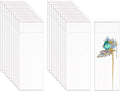 Long Adhesive Cello Bags 3x8'' 500pcs Clear Self Stick Cellophane Bags 2mil OPP Pretzel Rod Bags for Necklaces Bakery Cookies Candies Jewelry Crafts Candles Party Decorative