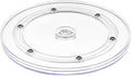 7" Acrylic Clear Small Lazy Susan Turntable | Steel Ball Bearing for 360-Degree Rotation,Durable Plastic Turntable for Tables Top,Cabinets,Spice Racks