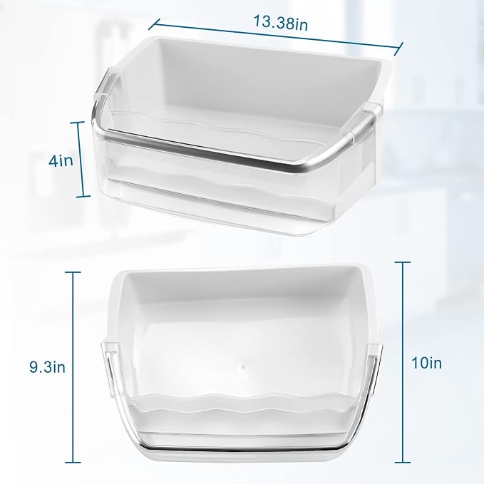 Fits for kenmore Elite Refrigerator Parts By AMI PARTS- AAP73252202 AAP73252209 Refrigerator Door Bin for L.G Refrigerator LFX31925ST LFXC24726S LFX25991ST (Right, 2 Pack)