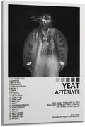 OrdaLi Yeat Poster Aftër Lyfe Music Album Cover Poster Canvas Canvas Mural Poster Bedroom Decor Sports Landscape Office Room Decor Gift 24x36inch(60x90cm) Frame-style