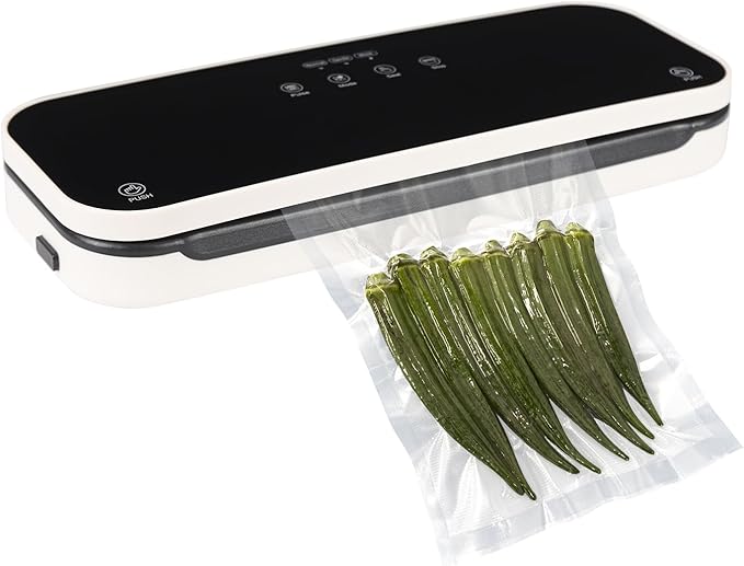 Automatic Vacuum Air Sealing Machine, Food Sealer, Multi-functional Vacuum Sealing Machine, for Food Storage Dry and Moist Food Modes with Seal Bags Kit