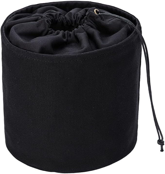 Tall Purse Organizer Insert Womens Canvas Round Handbag Organizer Storage,Handbag Purse Organizer Round Cosmetic Pouch Bag Bucket Makeup Bag