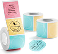 NIIMBOT 3 Roll Set Labels, 1.3'' x 1.3'' (34x34mm) Waterproof Thermal Label | for B1/B21/B3S Label Printer, for Thank You Sticker/Daycare/Spice Jar/Address/Logo/Name/Food Container