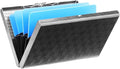 Slim Credit Card Holder RFID Blocking Credit Card Stainless Steel Metal Wallet Business Card Cases with 6 Slots Men for Women