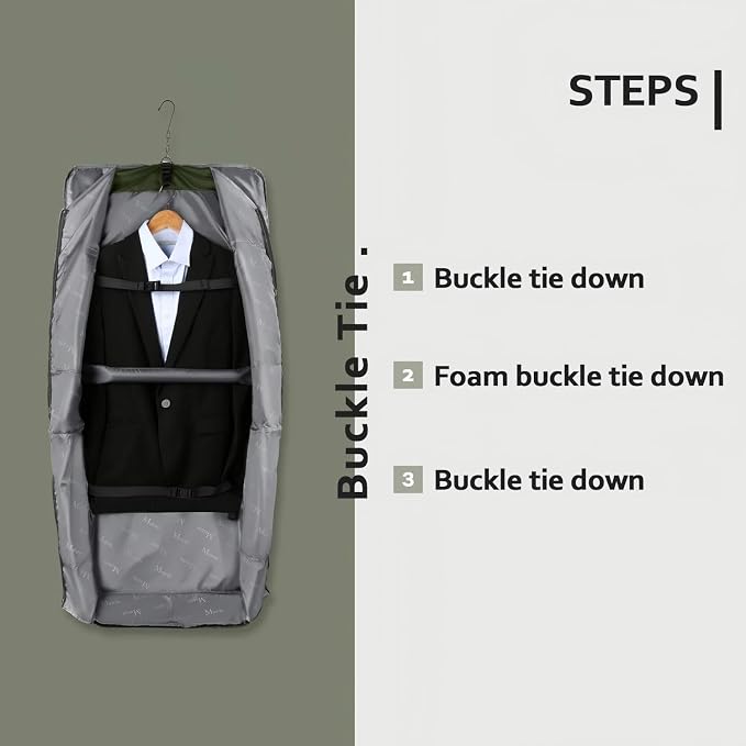 MATEIN Travel Garment Bag, Large Convertible Carry On Suit Bag, Green | Waterproof, 2 in 1 Hanging Luggage, Foldable Suitcase, Adjustable Shoulder Strap, For Business Trips, For Men Women