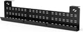 HumanCentric Under Desk Cable Management Tray and Computer Cord Raceway, Underdesk Cord Organizer, Standing Desk Cable and Wire Management, Heavy Duty, Included Straps, Medium, Black