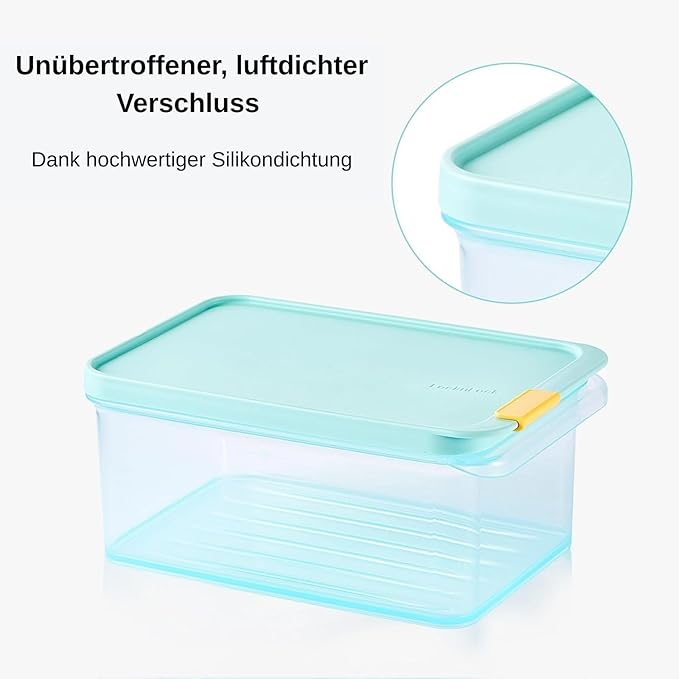 LocknLock Freezer Fit Plastic Freezer Containers | Airtight Stackable Food Storage for Meal Prep | Microwave & Dishwasher Safe | BPA Free Freezer Container with Lid, 750ml