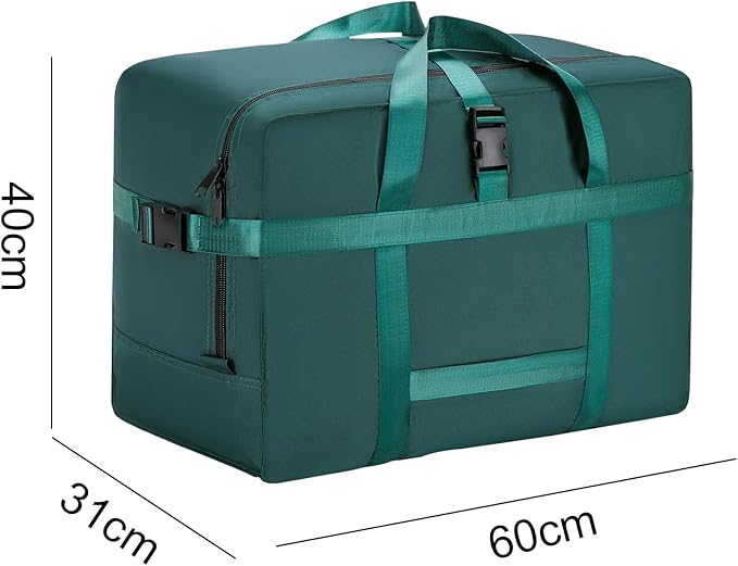Upgrade Moving Bags Heavy Duty Extra Large, College Packing Bags for Moving Clothes, Moving Supplies & Boxes with Zippers and Handles, Storage Bags Moving Totes Camping Essentials (green, 74L)