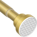 MEXAU Tension Curtain Rod For Window 45-77 Inches Adjustable Expandable Gold Spring Tension Rod Spring Curtain Rods No Drilling Extension Rods Tension Rod for Closet Doorway Kitchen