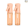 Spray Bottle for Hair, 2 Pack 95ml Small Continuous Water Mist Spray Bottle, Ultra Fine Mist for Face, Hairstyling, Salon, Cleaning, Toners, Hydration & Makeup, Travel Size Leak-Proof Bottles Orange