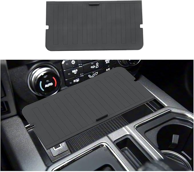 2026 F150 Center Console Organizer - for 2021-2026 Ford F-150/2022-2025 F-150 Lightning XLT Pro Console Organizer Tray ABS - Compatible with 2021-2026 F-150 Accessories - Fit Right in Front Shifter