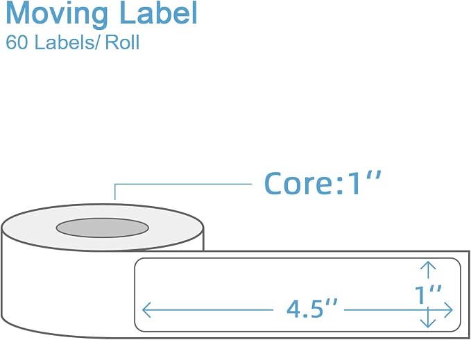 960 Count Moving Labels 14 Different Living Spaces with Fragile Stickers and Blank White Label Home Moving Color Coding Labels Moving Sticker for Storaging Packing Moving (16Rolls, 60/Roll)