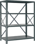 Quantum Storage Systems 39-1836-4 IRONMAN Solid Heavy Duty 4 Shelves 39" H x 36" W x 18" D
