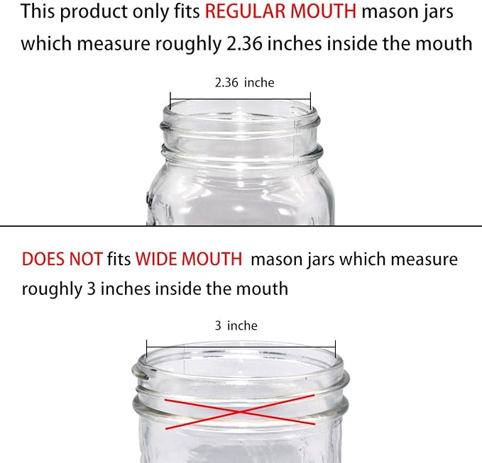 Amolliar Mason Jar Foaming Soap Dispenser Pump, Plastic Foam Soap Pump Rustproof Stainless Steel Lid, Refillable Hand Soap, Waterproof Labels, Cute Farmhouse Decor, Bathroom Accessories, Black 2 Pack